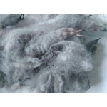 pink and grey perendale wool and locks 10g