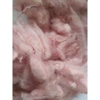 baby pink perendale lamb wool and locks 10g