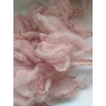 baby pink perendale lamb wool and locks 10g