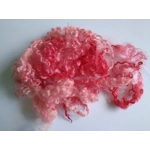 red and pink teeswater wool and locks 10g