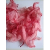 red pink perendale lamb wool and locks 10g