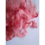 red pink perendale lamb wool and locks 10g
