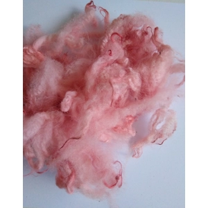 light rose pink perendale lamb wool and locks 10g