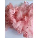 light rose pink perendale lamb wool and locks 10g