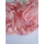 light rose pink perendale lamb wool and locks 10g