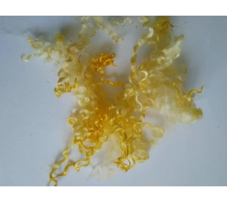 yellow and gold teeswater wool and locks 10g