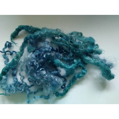 Summer Seas teeswater wool and locks 10g