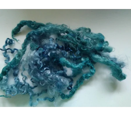 Summer Seas teeswater wool and locks 10g