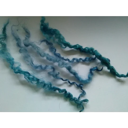 Summer Seas teeswater wool and locks 10g