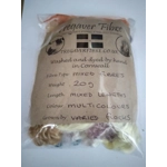 20g grab bag of mixed fibres for felting