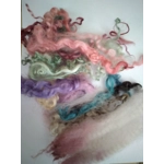 20g grab bag of mixed fibres for felting