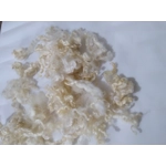 Natural undyed curly wool, 10g, Wensleydale lamb