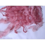 Tea rose red pink wool and locks 10g