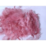 Tea rose red pink wool and locks 10g