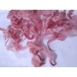 Tea rose red pink wool and locks 10g