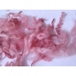 Tea rose red pink wool and locks 10g