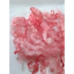 Red and pink Masham wool and locks 10g