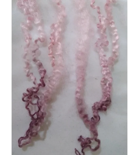 Light Berries teeswater wool and locks 10g