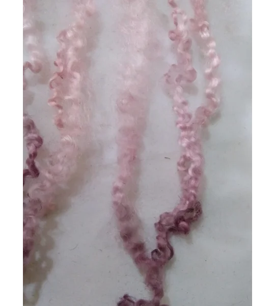 Light Berries teeswater wool and locks 10g