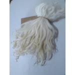 Natural wavy undyed mini wool locks, 10g
