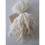 Natural wavy undyed mini wool locks, 10g