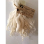 Natural wavy undyed mini wool locks, 10g