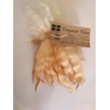 light copper dip wavy and crimped mini wool locks, 7g