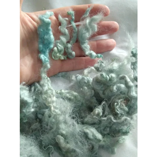 September Seas ocean themed curly wool and locks, 10g