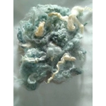 "Breakers" ocean themed curly wool and locks, 10g