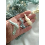 "Breakers" ocean themed curly wool and locks, 10g