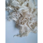 Natural wavy undyed wavy wool and locks