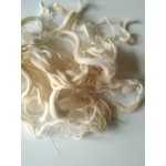 Natural wavy undyed wavy wool and locks