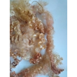 Autumn leaves copper gold pink curly wool (v)