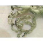 Light sage green curly wool and locks