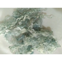 Sea mist curly wool and locks wensleydale