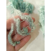 Ocean Breeze curly wool and locks wensleydale lamb