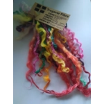 14g curly wool ringlets Rainbow BRIGHTS, budget bunch