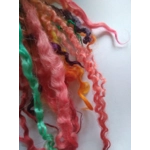 14g curly wool ringlets Rainbow BRIGHTS, budget bunch