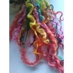 14g curly wool ringlets Rainbow BRIGHTS, budget bunch