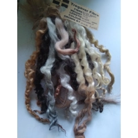 14g curly wool ringlets NATURALS, budget bunch