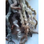 14g curly wool ringlets NATURALS, budget bunch