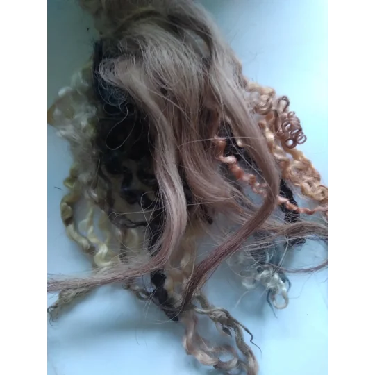 14g curly wool ringlets NATURALS, budget bunch