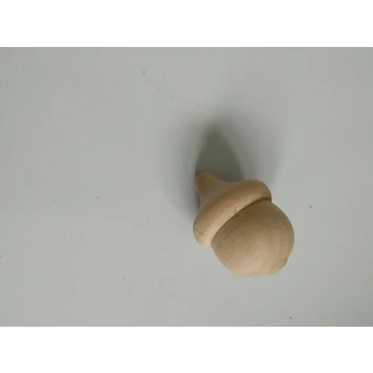small wood acorn for crafts