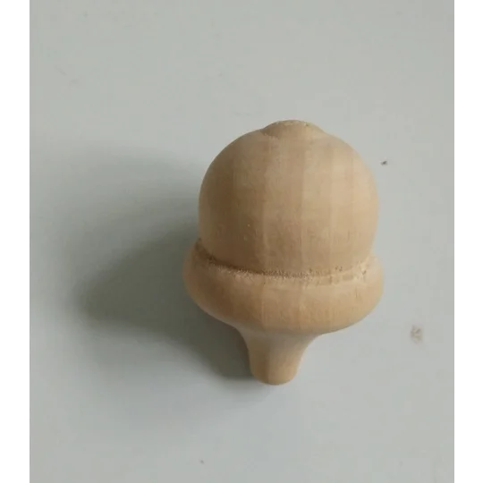 small wood acorn for crafts