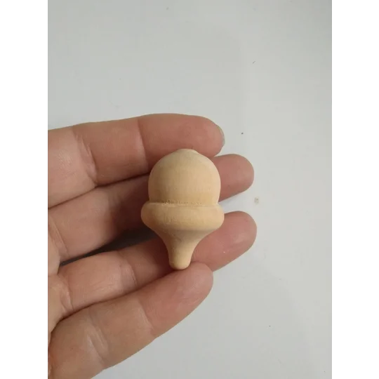 small wood acorn for crafts