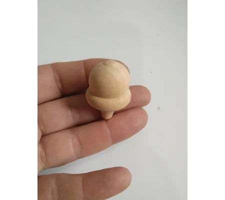 small wood acorn for crafts