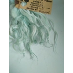 Icy Blue Green wavy wool locks