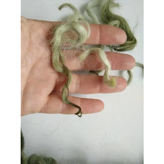 Moss mix greens curly wool and locks Devon and Cornwall longwool