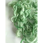 light apple green curly wool and locks devon and Cornwall longwool