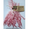 Rose Pink wavy wool locks